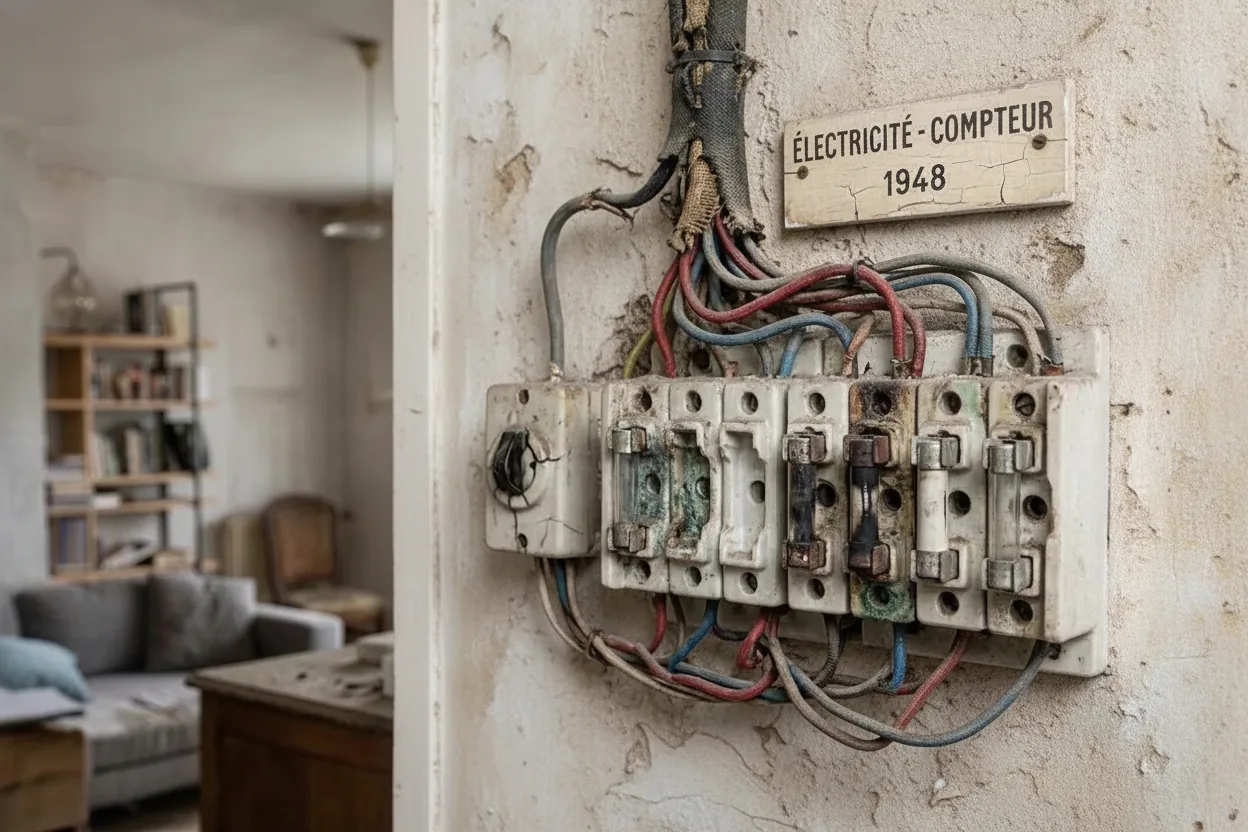 Électricien à alfortville — avant (chantier 1) Électricien à alfortville — avant (chantier 1)